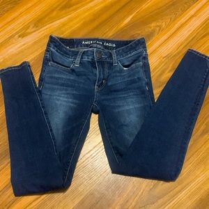 Size: US 00 Short    Brand: American Eagle    Color: Dark blue